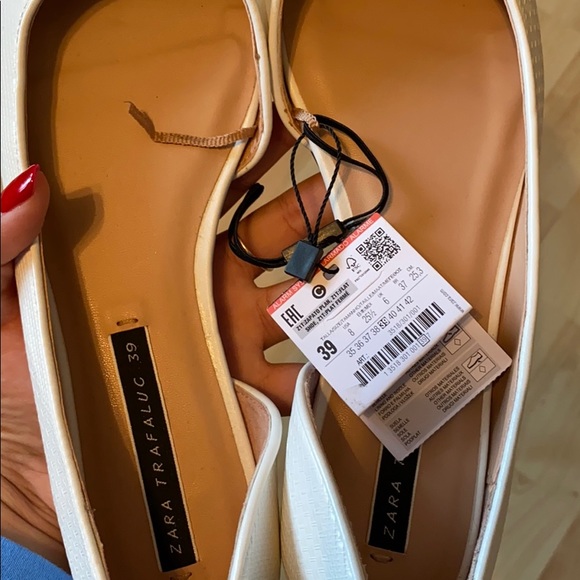 Zara white ballet flats - Picture 3 of 8